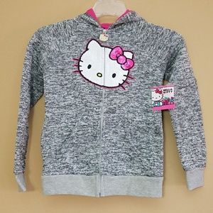 Hello Kitty Big Girls' 2 Piece Hooded Fleece Activ